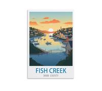 Jigsaw Puzzles 200 Pieces Fish Creek Door County Recycled Paper Jigsaw Puzzle 200 Pieces - Fun and Challenging Family Game Great Gift Idea 35 * 25cm