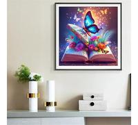 Jigsaw Puzzles 200 Pieces for Adults, Butterfly Magic Book 200 Piece jigsaw puzzles for adults 11x11inch, Fun Educational Puzzle Games, Beautiful Decoration puzzle