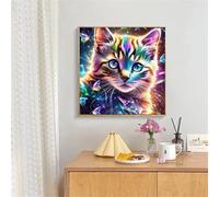 Jigsaw Puzzles 200 Pieces for Adults, Magic Cat 200 Piece jigsaw puzzles for adults 11x11inch, Fun Educational Puzzle Games, Beautiful Decoration puzzle