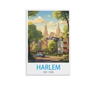 Jigsaw Puzzles 200 Pieces Harlem New York paper Puzzle Jigsaw Puzzle Artwork Intellective Educational Toys Gifts 35x25cm