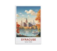 Jigsaw Puzzles 200 Pieces Syracuse New York Jigsaw Puzzles Celebrate Christmas Puzzle Gift for Family and Friend 35x25cm