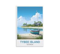 Jigsaw Puzzles 200 Pieces Tybee Island Georgia Recycled Paper Jigsaw Puzzle 200 Pieces - Fun and Challenging Family Game Great Gift Idea 35x25cm