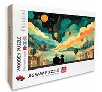 Jigsaw Puzzles 2000 Piece for Adults Balloon, Wooden Jigsaw Puzzles 99x70cm, for Men Women Elders Seniors, Pieces Parts Fit Together Tightly, Decompression, Wall Decor, Teenagers Gifts (Dreamy) F-4558