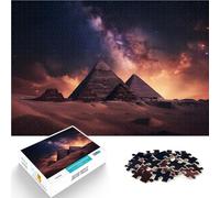 Jigsaw Puzzles 2000 Piece for Adults Cosmic Pharaohs Rest Egypt Lernspielzeug Wunschliste mit dem Weihnachtsmann70x100cm