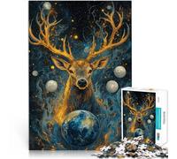 Jigsaw Puzzles 2000 Piece for Adults Fantasy Soul Deer Schwierig und herausfordernd Geburtstagsgeschenk, Geschenke70x100cm
