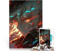 Jigsaw Puzzles 2000 Piece for Adults Fiery Anime Girl Portrait Denkspiel denn eignet sich ideal als Geschenk für die ganze Familie70x100cm