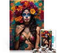 Jigsaw Puzzles 2000 Piece for Adults “Flower Girl” Made of cardboard，for and from 14 years and over Puzzle for Fun activities at home, birthday gifts, travel gifts,。size：70x100cm/27.5x39.3inch