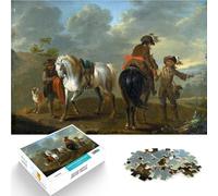 Jigsaw Puzzles 2000 Piece for Adults Landscape with Riders pädagogische Herausforderung Wohnkunstdekor70x100cm