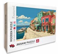 Jigsaw Puzzles 2000 Piece for Adults Sea View, Wooden Jigsaw Puzzles 99x70cm, for Men Women Elders Seniors, Pieces Parts Fit Together Tightly, Decompression, Wall Decor, Teenagers Gifts (House) F-9379