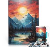 Jigsaw Puzzles 2000 Piece for Adults Summer mountains art Stressabbau Angebot als Geschenk für die ganze Familie70x100cm