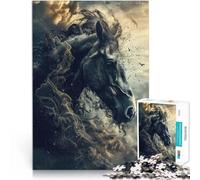Jigsaw Puzzles 2000 Piece for Adults Surrealism Horse Denksportaufgabe für Wanddekoration Einzigartige Geburtstags- und Weihnachtsgeschenke70x100cm