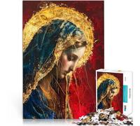 Jigsaw Puzzles 2000 Piece for Adults Virgin Mary Painting Stressabbau-Spielzeug Die Liebe zwischen Paaren stärken70x100cm