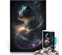 Jigsaw Puzzles 2000 Piece for teenagers Cosmic Space Cat Quiz game 70x100cm is ideal as gifts for the whole family Suitable for and 14