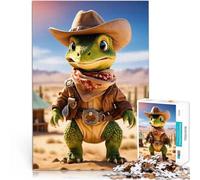 Jigsaw Puzzles 2000 Piece for teenagers Cowboy Mini Alligator Lernspielzeug Wanddekoration Einzigartige Geburtstags- und Weihnachtsgeschenke70x100cm