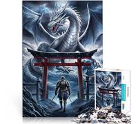 Jigsaw Puzzles 2000 Piece for teenagers Dragon and Soldier torii DIY Toys 70x100cm is ideal as gifts for the whole family for Age 14+