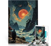 Jigsaw Puzzles 2000 Piece for teenagers Explorer on unknown planet Hands-on-Spiel Lernspiel für Geburtstag, Weihnachten70x100cm