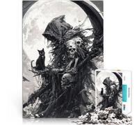 Jigsaw Puzzles 2000 Piece for teenagers soul reaper and black cat Für Familienspaß Wunschliste mit dem Weihnachtsmann70x100cm