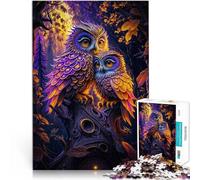 Jigsaw Puzzles 2000 Piece for teenagers Two Owls cuddle in tree Spielspielzeug Lernspiel für Geburtstag, Weihnachten70x100cm