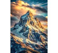 Jigsaw Puzzles 2000 piece,Puzzles for Adults,Challenging Educational Family Activity Games Home Decoration Puzzle Beautiful Snow Mountain 39.4 x 27.6 inch