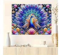 Jigsaw Puzzles 2000 piece,Puzzles for Adults,Challenging Educational Family Activity Games Home Decoration Puzzle Floral Peacock 39.4 x 27.6 inch