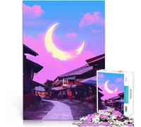 Jigsaw Puzzles 2000 Pieces for Adults Anime vs Reality 6 Lernspiele Heimdekoration mit passendem Poster und Quizblatt70x100cm