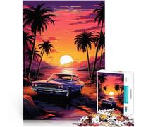 Jigsaw Puzzles 2000 Pieces for Adults Antique Car Spielspielzeug als Familiengeschenk Ein Kunstwerk70x100cm