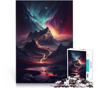 Jigsaw Puzzles 2000 Pieces for Adults Aurora Borealis Made of cardboard,for age 14 years and over Relaxing games It is ideal as a gift for the whole family。size:70x100cm/27.5x39.3inch