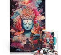 Jigsaw Puzzles 2000 Pieces for Adults Buddha painting Made of cardboard Suitable for ages 14 and up Family game for and A work of art。size:70x100cm/27.5x39.3inch