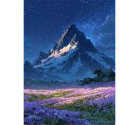 Jigsaw Puzzles 2000 Pieces for Adults, Challenging & Brainteasing Adult Jigsaw Puzzles 2000 pieces, Difficult Puzzles, For Men/Women Starry Sky Mountain
