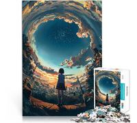 Jigsaw Puzzles 2000 Pieces for Adults Dreaming of the Stars Beyond Schwierig Schwer Wunschliste mit dem Weihnachtsmann70x100cm