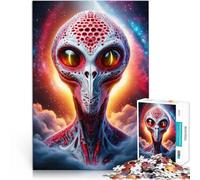 Jigsaw Puzzles 2000 Pieces for Adults Extraterrestrial Alien Made of cardboard,for age 14 years and over Staycation Kill time Secret Santa Gifts。size:70x100cm/27.5x39.3inch