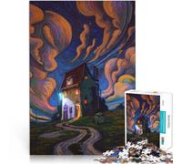 Jigsaw Puzzles 2000 Pieces for Adults Goodnight Made of cardboard Suitable for ages 14 and up Educational Learning Toys Family Games Birthday present。size:70x100cm/27.5x39.3inch