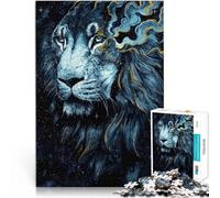 Jigsaw Puzzles 2000 Pieces for Adults In The Darkness Lion Made of cardboard for ages 14 and over Staycation Kill time Gift ideas。size:70x100cm/27.5x39.3inch