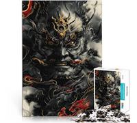 Jigsaw Puzzles 2000 Pieces for Adults Japanese Temple Guardian Made of cardboard for ages 14 and over Puzzle for Educational game for birthday and Christmas。size：70x100cm/27.5x39.3inch