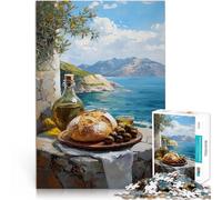 Jigsaw Puzzles 2000 Pieces for Adults Mediterranean Still Life Quizspiel eignet sich ideal als Geschenk für die ganze Familie70x100cm