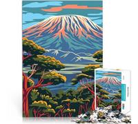 Jigsaw Puzzles 2000 Pieces for Adults Mount Kilimanjaro Landscape Entspannungsspiele Heimdekoration Spielzeug70x100cm