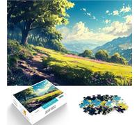 Jigsaw Puzzles 2000 Pieces for Adults Mountain Meadow Lernspiele DIY Spielzeug Wunschliste mit dem Weihnachtsmann70x100cm
