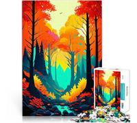Jigsaw Puzzles 2000 Pieces for Adults Nature Forest Landscape Quizspiel denn eignet sich ideal als Geschenk für die ganze Familie70x100cm