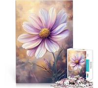 Jigsaw Puzzles 2000 Pieces for Adults Pink Cosmos Flower Painting Quizspiel denn eignet sich ideal als Geschenk für die ganze Familie70x100cm