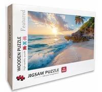 Jigsaw Puzzles 2000 Pieces for Adults Sea View, Wooden Jigsaw Puzzles 39x28in, Pieces Parts Fit Together Tightly, for Men Women Elders Seniors, Decompression, Summer Wall Decor, Gifts, (Sunset) 4-9950