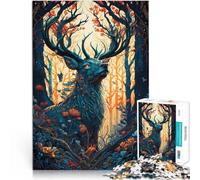 Jigsaw Puzzles 2000 Pieces for Adults Spellbound Deer Made of cardboard Suitable for ages 14 and up game wall decoration Unique gifts for birthday and Christmas。size:70x100cm/27.5x39.3inch