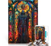 Jigsaw Puzzles 2000 Pieces for Adults Stained Glass Sentinel Präzisionsschnitt Tolle Geschenke und Spielzeuge70x100cm