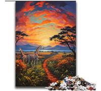 Jigsaw Puzzles 2000 Pieces for Adults Teens Africa Savannah for Age 14+ Challenging To Complete But Fun And Humorous Great Gifts And Toys 70x100cm