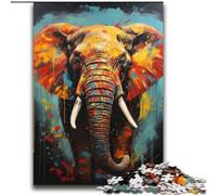 Jigsaw Puzzles 2000 Pieces for Adults Teens African Elephant for Age 14+ Challenging To Complete But Fun And Humorous Great Gifts And Toys 70x100cm
