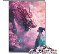 Jigsaw Puzzles 2000 Pieces for Adults Teens Universe Chinese Dragon Learning Educational Toys Family Games Educational Game for Birthday, Chrismas 70x100cm