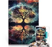Jigsaw Puzzles 2000 Pieces for Adults Tree under the starry sky~ DIY-Spielzeug Geeignet für die Schreibtischdekoration70x100cm