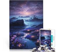 Jigsaw Puzzles 2000 Pieces for Adults Twilight Blossoms pädagogische Herausforderung Wunschliste mit dem Weihnachtsmann70x100cm