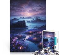 Jigsaw Puzzles 2000 Pieces for Adults Twilight Blossoms pädagogische Herausforderung Wunschliste mit dem Weihnachtsmann70x100cm