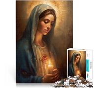 Jigsaw Puzzles 2000 Pieces for Adults Virgin Mary Painting Mustermontage denn eignet sich ideal als Geschenk für die ganze Familie70x100cm