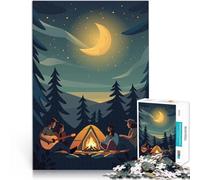 Jigsaw Puzzles 2000 Pieces for teenagers Campfire Night Lernspiele Heimdekoration Tolles Geschenk für Spiele70x100cm